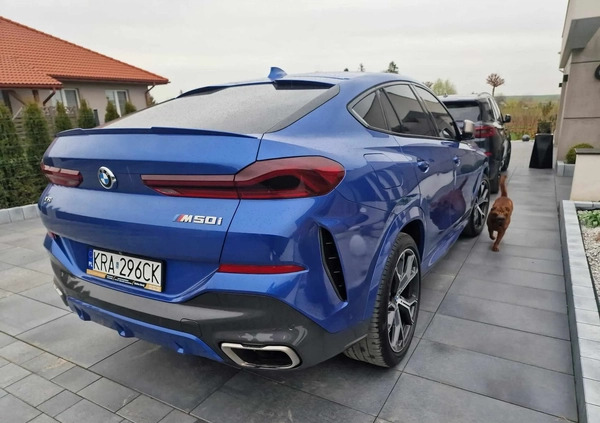 BMW X6 cena 369000 przebieg: 75000, rok produkcji 2019 z Kraków małe 631